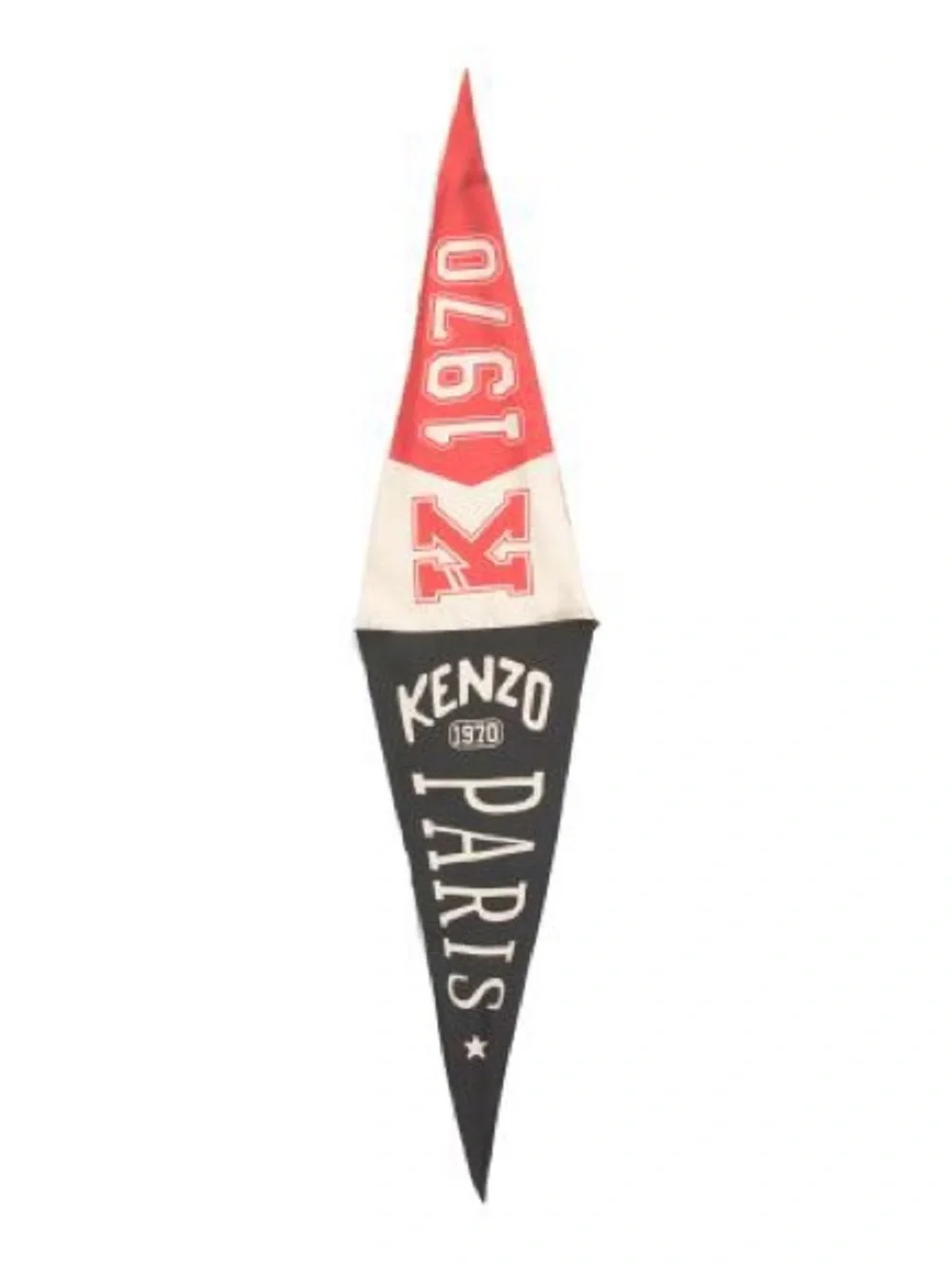 Billionaire Boys Club Kenzo Tri-Panel Pennant Scarf in Red, White & Black